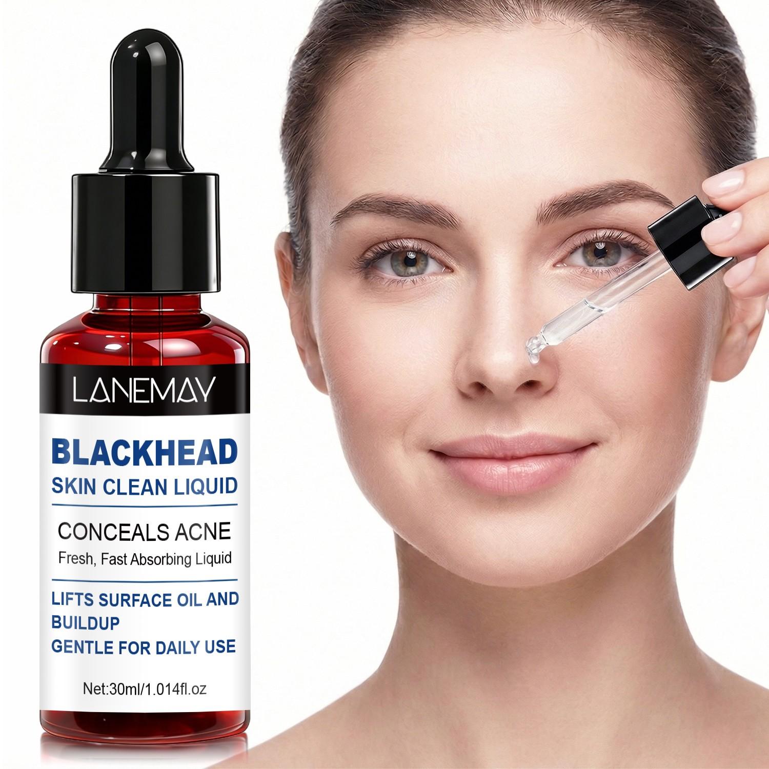 30ml Multi-Acid Blackhead Cleanser | Salicylic Acid + Succinic Acid + Niacinamide + Lactobionic Acid softens blackheads and fades blemishes from the root | Gentle formula suitable for daily use, improves roughness, and refines skin.