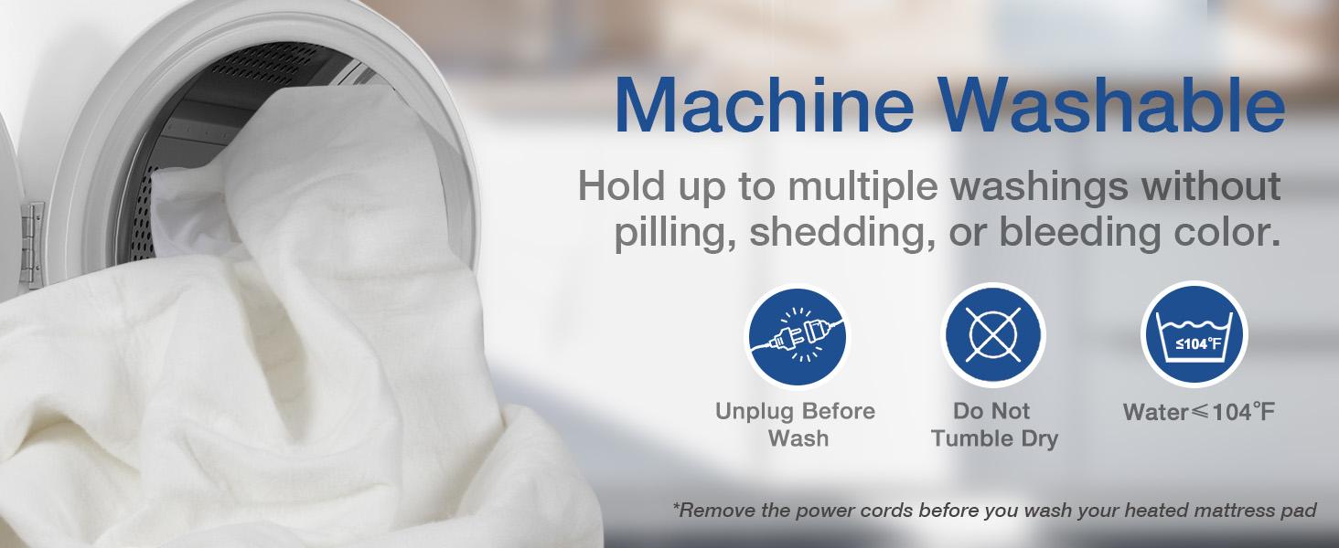 DailyLife Heated Mattress Pad, Electric Bed Warmer - 10 Heating Setting Dual Control with Timer for 9 Hours Auto Off, Machine Washable, Warming Mat, Gifts for Women, Mom, Mother’s Day, FathersDayGift