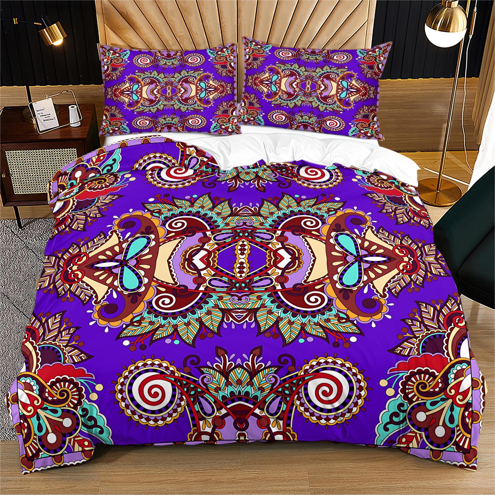 2/3 Pcs Abstract Art Print Duvet Cover Set, Modern Minimalist Bedding Set, Ultra Soft Microfiber with HD Digital Printing, Zipper Closure, Wrinkle-Resistant, Perfect for Bedroom, Dorm & Guest Room, All Season Use - No Filling