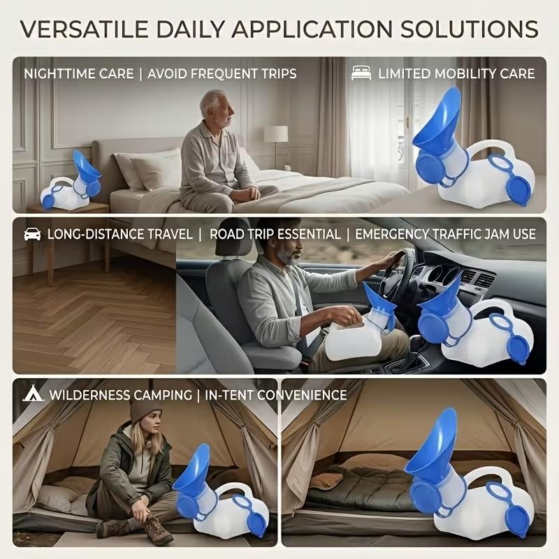 Portable Foldable Emergency Toilet for Cars, Folding Camping Toilet, Abs Material Unisex, Outdoor Camping, Long Trips, Fishing, Convenient Mobile Toilet