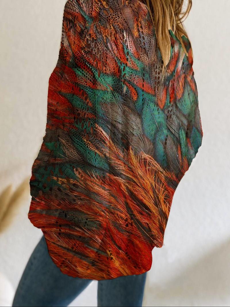 Women's V Neck Long Sleeve Knit Top, Casual Loose Fit Design, Perfect for Spring Summer Fall Winter Seasons, Stylish & Comfortable Wear, Lightweight Knit Sweater