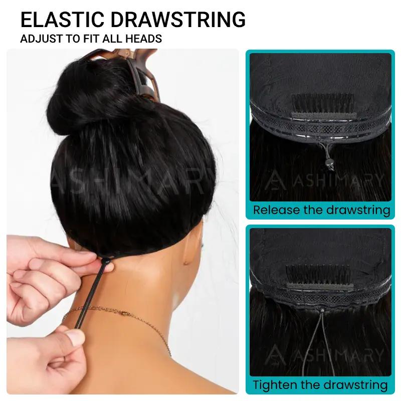 4C Hairline Wigs - New Born Kinky Straight 4x6 Lace Closure with Realistic Hairline Human Hair Wig with Natural 4C Edges