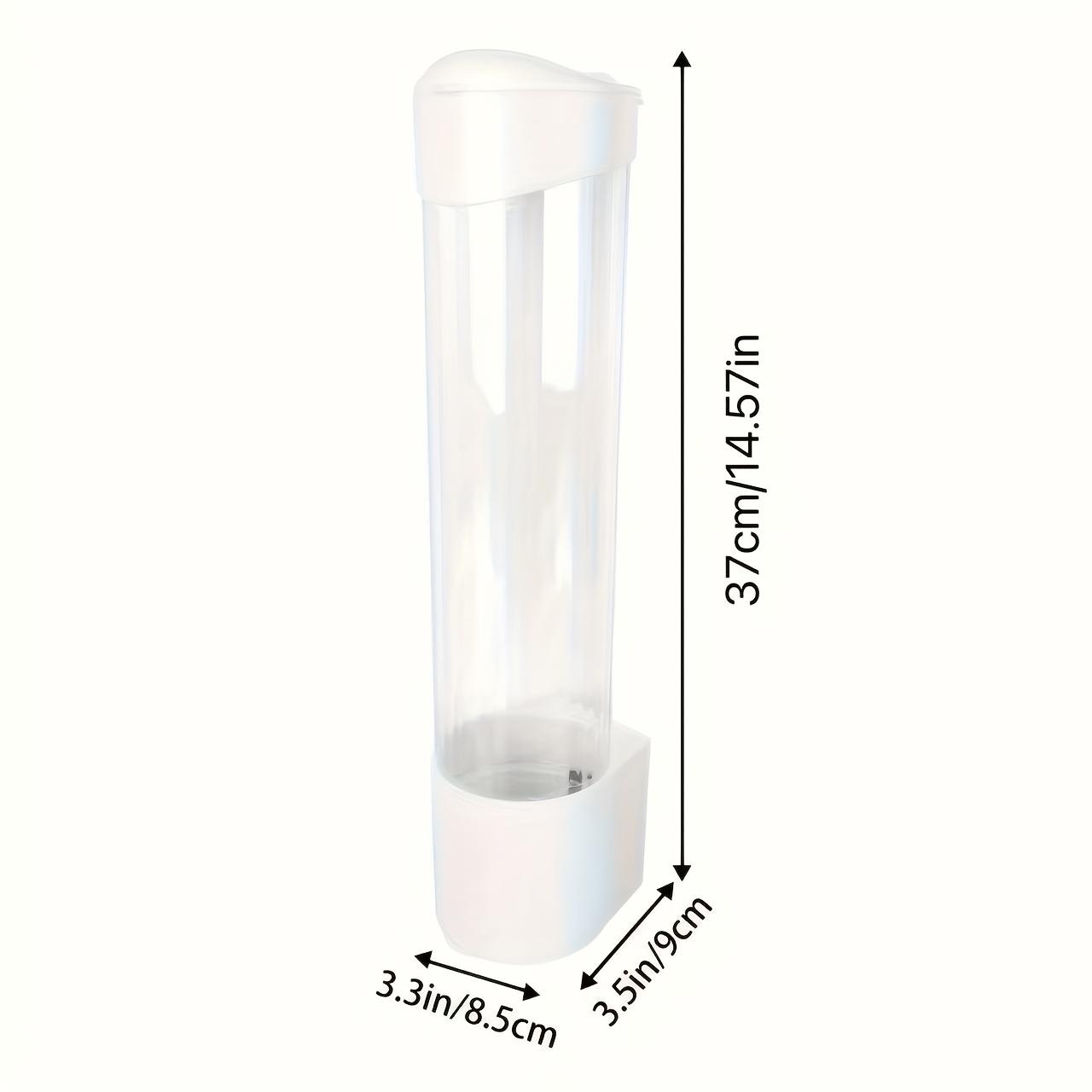 1pc Wall Mounted Disposable Paper Cups Holder, Dispenser Automatic Cup Storage Rack, Cups Holder For Water Dispenser, Cups Container, Kitchen Supplies