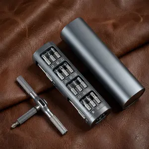 29-In-1 S2 Steel Metal Ratchet Screwdriver Set, Extendable T-Type Handle, Home Repair Tool, Men's High-End Gift