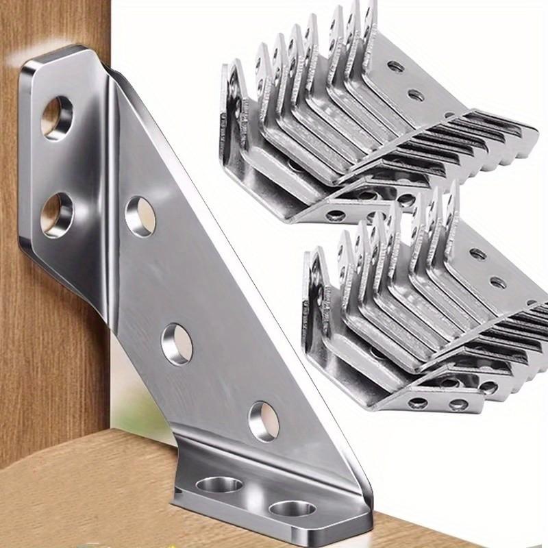 Metal Corner Brackets Set (10/20 Pieces), Durable Metal Corners for Cabinets & Drawers, Easy Installation Furniture Accessories