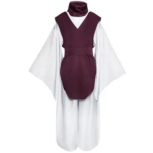 Anime Choso Cosplay Costume with Vest Neck Gaiter Belt White Elastic Pants Halloween Choso kimono Outfits for Comic Con