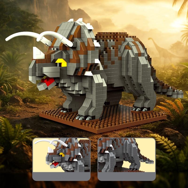 Dominant Dinosaur Building Blocks Small Part DIY Toy, Parent-Child Interaction Gift, Holiday Present, Model_xinghao