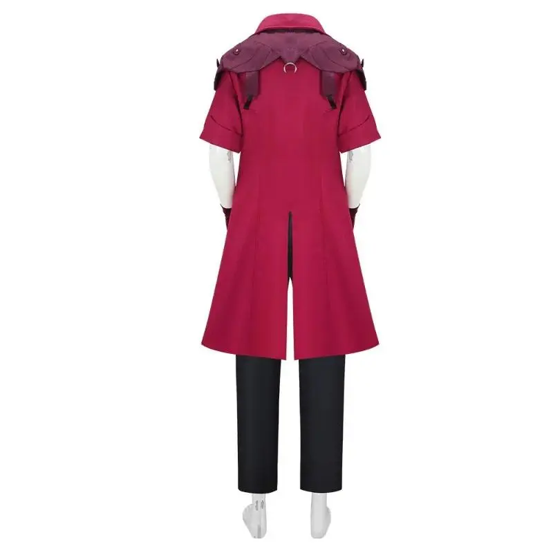 DMC 5 Dante Cosplay Jacket Coat Gloves Men Costume Disguise for Adult Man Coat Fantasy Roleplay Outfits Halloween Carnival Suit