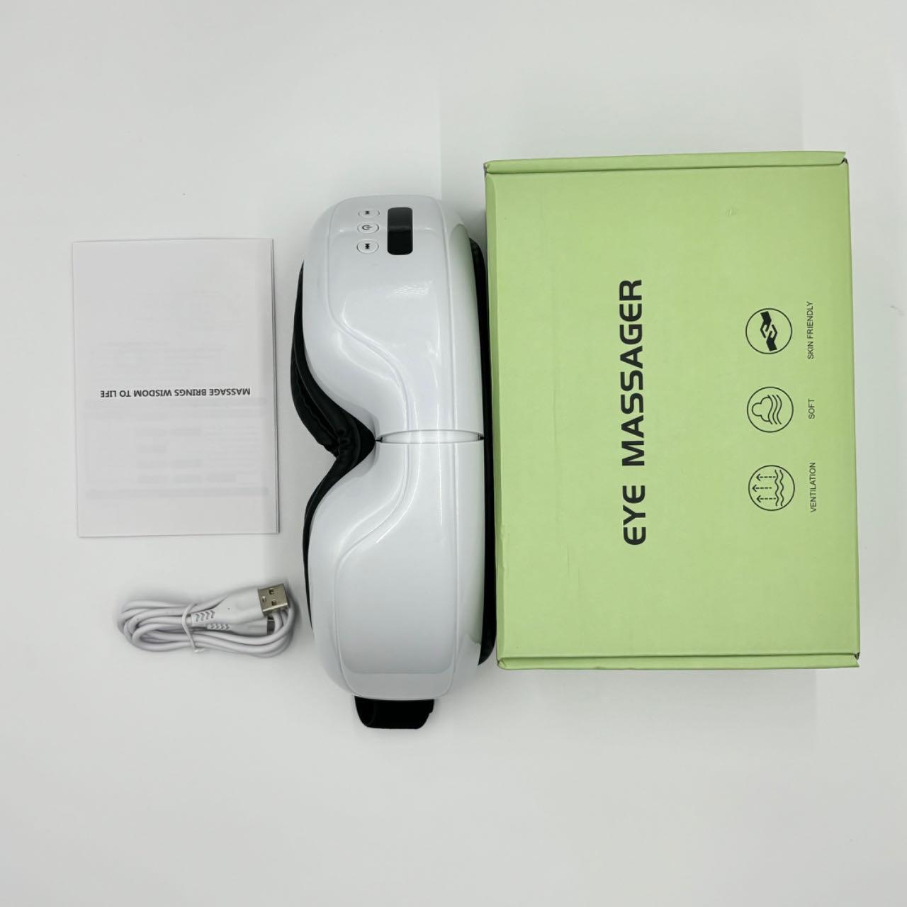 Portable Eye Massager, 1 Box Eye Massage Machine with Heating Function & Bluetooth-compatible-compatible Music, Eye Care Device for Relaxation, Portable Spa, Massagemachine