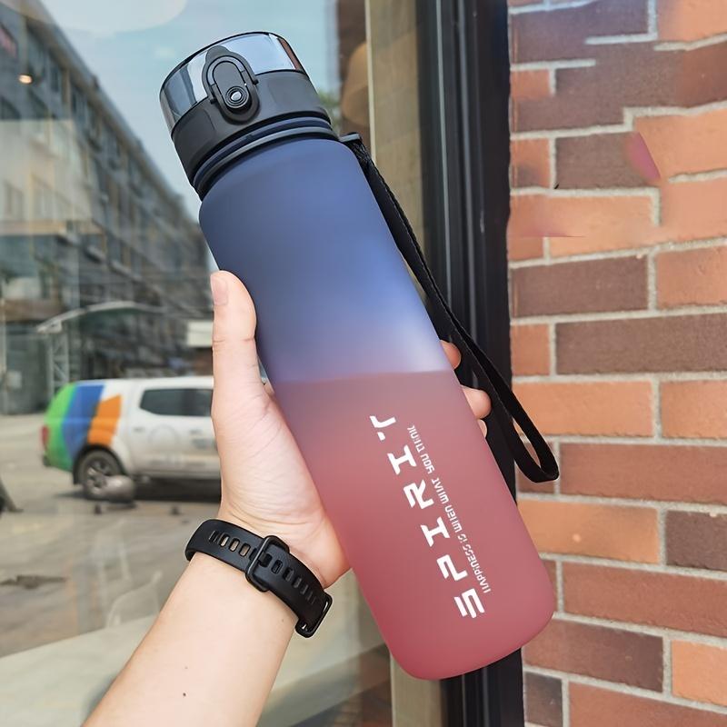 Sport Water Bottle for Men Women Students Fitness Gradient Color High Capacity Leakproof Water Bottles BPA Free Portable Drinkware Travel Gym Teacup
