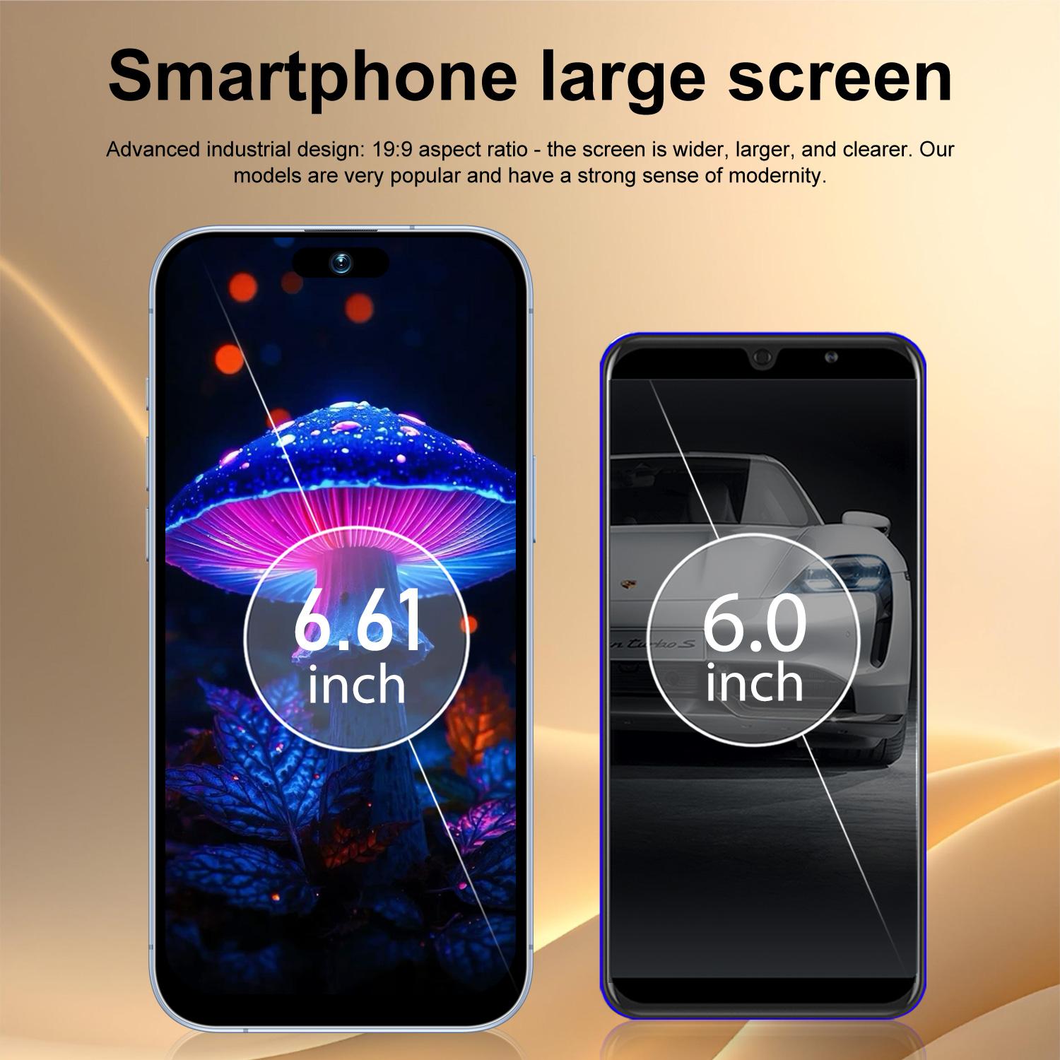 Astarry 17 Pro Max Large Screen Smartphone Mobile Phone, 6gb+128GB RAM, 6.61-Inch Screen, Dual Sim, 8+20mp Camera, 4g Network, Wi-Fi Bluetooth-compatible, Type-C Port