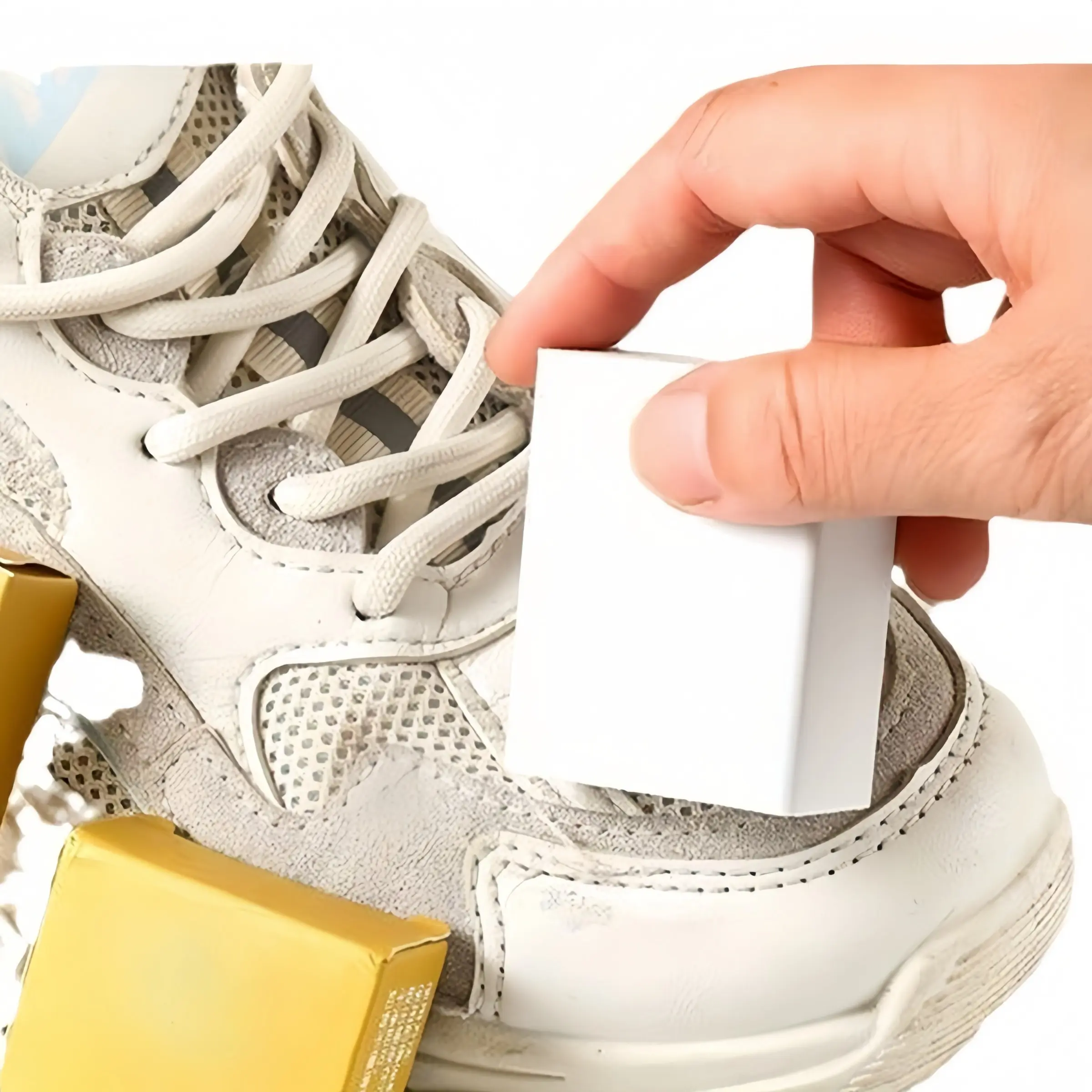 1PCS TPE Shoe Cleaning Eraser, Suede Nubuck Sneaker Dry Clean Block, Shoe Edge Scuff Stain Remover Eraser, Suede Cleaner For Shoes