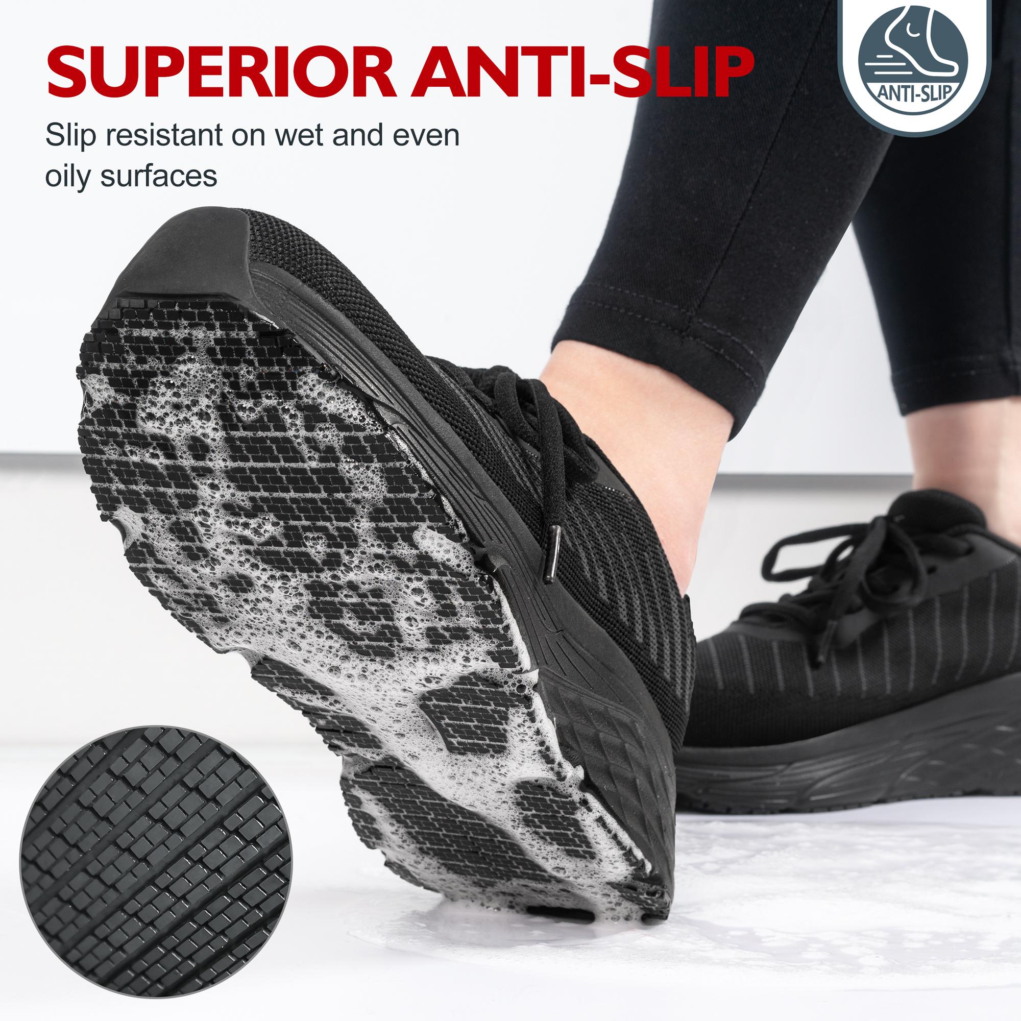 R CORD Women's Shoes Black Work Shoes Waterproof Non-Slip Walking Shoes Professional Food Service Shoes Chefs Standing All Day Slip-On Shoes zapatos para trabajar en restaurante nurse shoes Kitchen SpringStatements R CORD Women's Shoes Black Work Shoes Waterproof Non-Slip Walking Shoes Professional Food Service Shoes Chefs Standing All Day Slip-On Shoes zapatos para trabajar en restaurante nurse shoes Kitchen SpringStatements