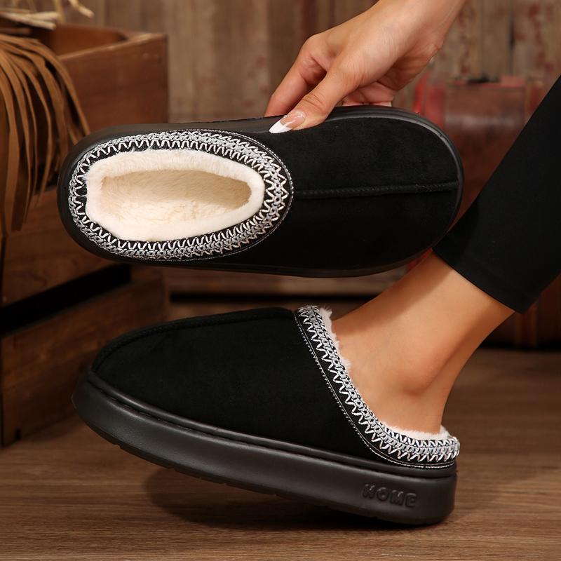 Women's Memory Foam Slippers - Cozy & Plush Lined With Thick Soles - Perfect For Fall/Winter Indoor Wear Springfresh