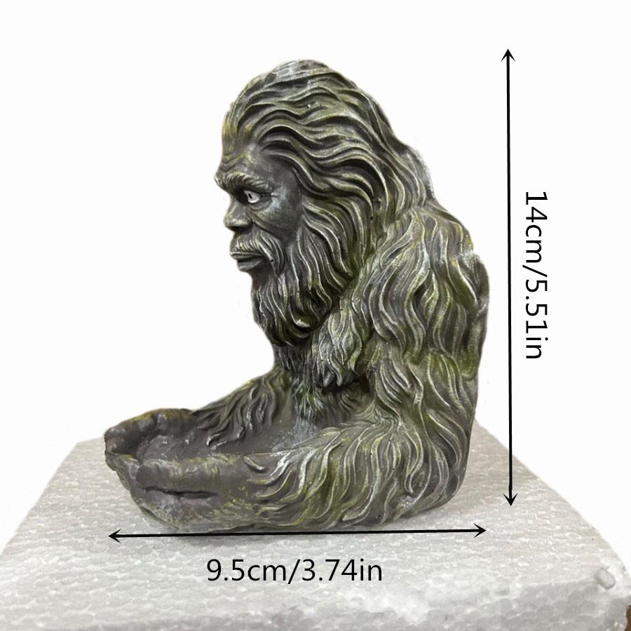 Wall-Mounted Bird Feeder, Creative Resin Bigfoot Tree Bird Feeder, Easy Installation Seed Tray, Garden Outdoor Finch Hummingbird Canary Feeding Station, Hummingbird Feeders, Bird Supplies