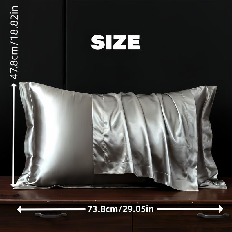 Luxury Mulberry Silk Pillowcase, 25mm Satin Fabric, Low Allergenic, Envelope Closure, Hand Wash Only, Soft & Smooth, Hypoallergenic