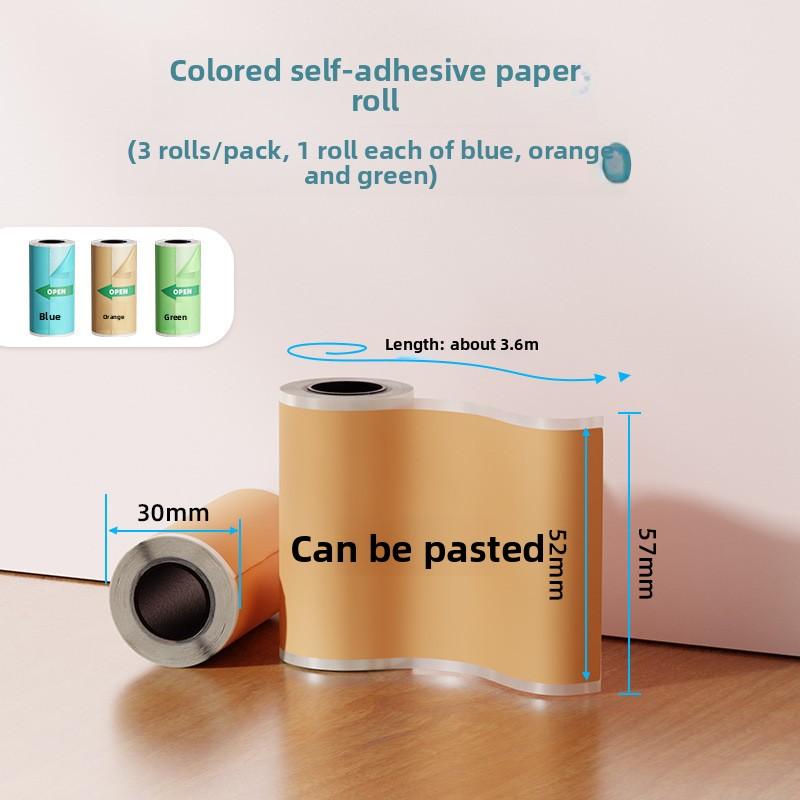 Pocket Size Portable Wireless Bluetooth Thermal Printer - Inkless Mini Machine for Photo, Label, Barcode Printing, Wrong-Question Sorting, Ideal for Home/Office Use