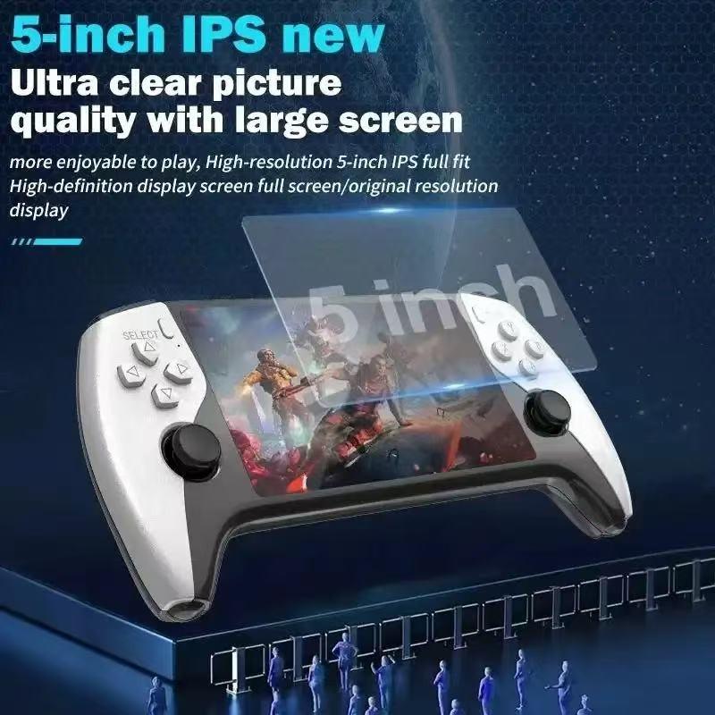 2026 New Sf3500 Upgrade Handheld Game Console, Video Game Console, Portable Gaming Host, 5-Inch IPS Full HD Screen, 3000mah Long Battery Life, Ideal for Gamers
