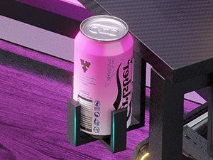 Sikaic 79 Inches Wing Shaped LED Gaming Desk With 2 Fabric Drawers Storage Shelf Stable Tabletop Wood Workstation Monitor Arm Stand Ergonomic Swivel Chair