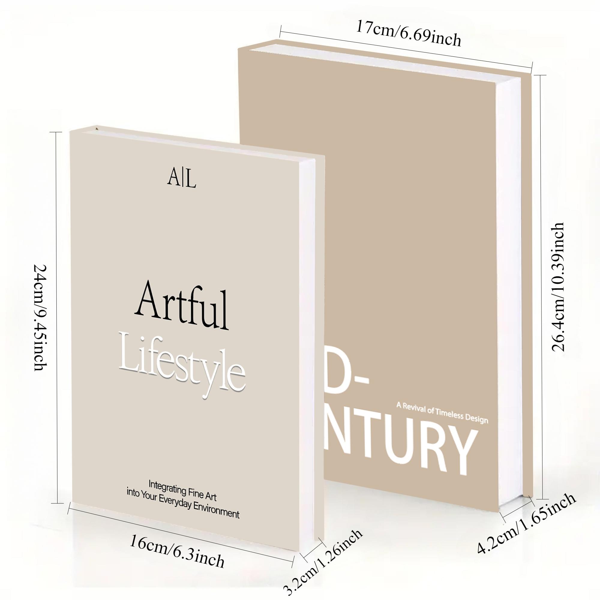 3PCS/set Modern Simplicity Coffee Table Decorative Books Set, Home Hotel Soft Decoration, Origami Handmade Fun Storage, Fresh Literary Style Desk Ornament，home ornament