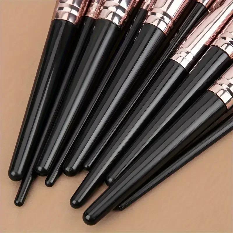 Professional Makeup Brush Set 3/10/15pcs, Eyeshadow Foundation Concealer Soft Fluffy, Women Beauty Tools, Mixed Brushes