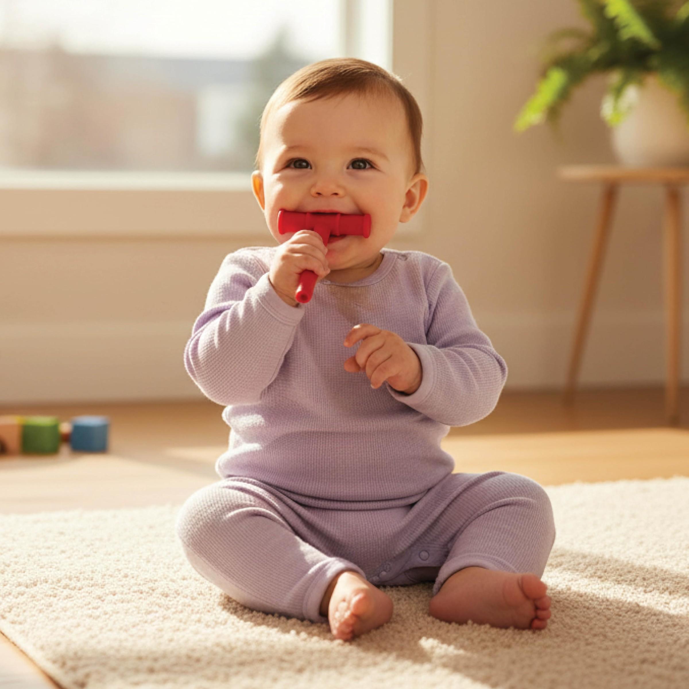 Baby Oral Motor Training T-Type Chew Toy, Speech Development Tool for Autism, Sensory Chewing Toy for Oral Muscle Development