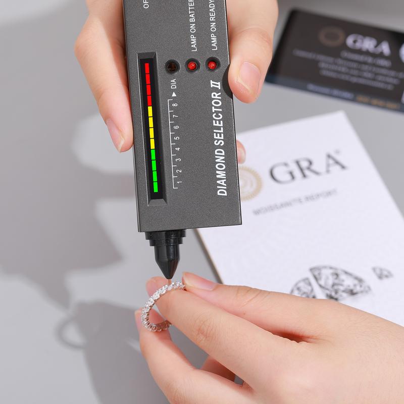 【#R8】Shining 925 Sterling Silver Synthetic Moissanite Ring Women's Jewelry Gifts Engagement Gifts Party Daily Fashion Jewelry