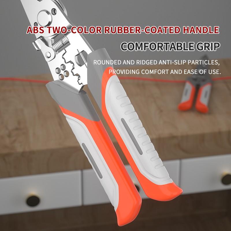 Professional  Wire Stripper Tool, Stripping Cutting Crimping Pliers,  Multi-Function Wire Tool for Electricians Industrial Home, Hand Tools