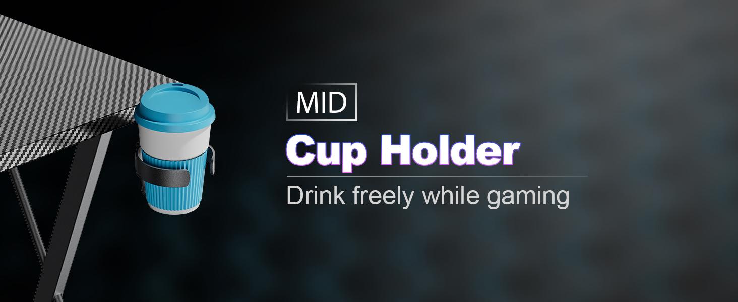 Mr IRONSTONE L Shaped Gaming Desk with Led Lights Corner Computer Desk with Cup Holder and Headphone Hook, L shaped desk, Home Office Desks Writing Workstation with Large Monitor Stand, Easy to Assemble (Black,51 Inch)BlackFriday