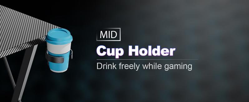 Mr IRONSTONE L Shaped Gaming Desk with Led Lights Corner Computer Desk with Cup Holder and Headphone Hook, L shaped desk, Home Office Desks Writing Workstation with Large Monitor Stand, Easy to Assemble (Black,51 Inch)BlackFriday