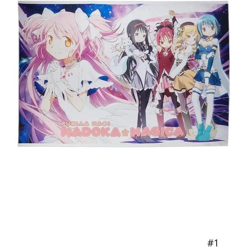 Micotaku Officially Licensed Puella Magi Madoka Magica Tapestry – 2 Designs Anime Game Room Wall Hanging 60X40 Inch