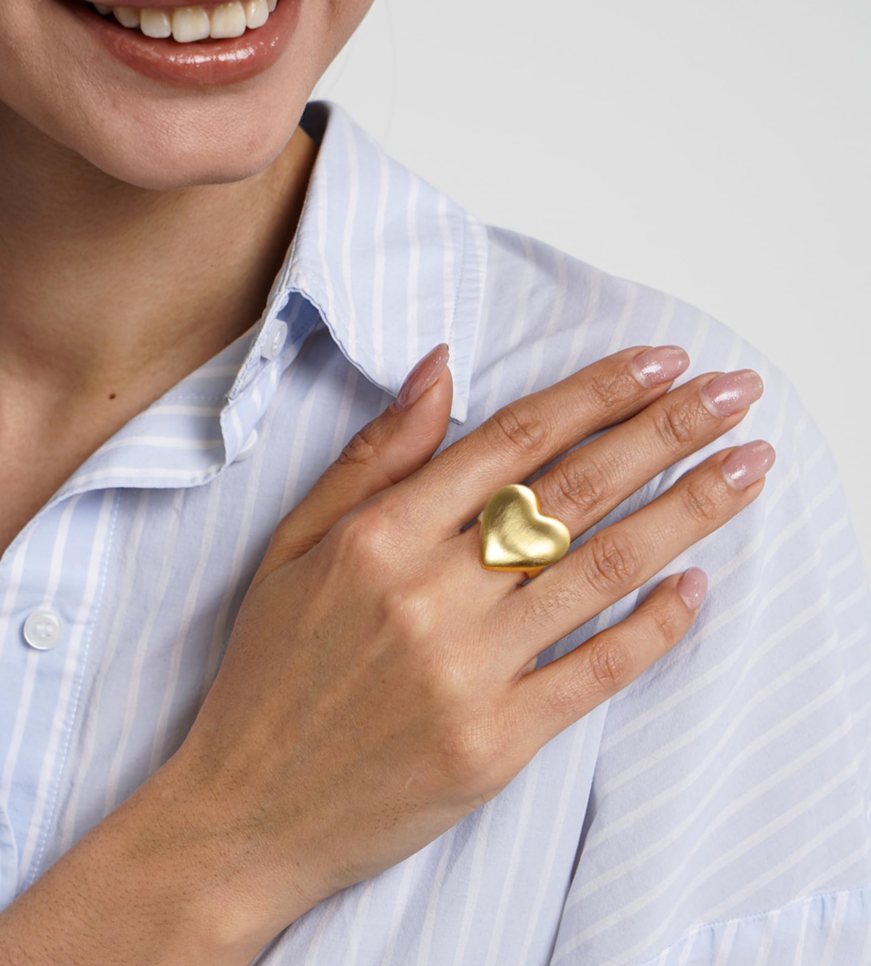 Aprilery Chunky Rings for Women Band Ring Hypoallergenic Jewelry for Her