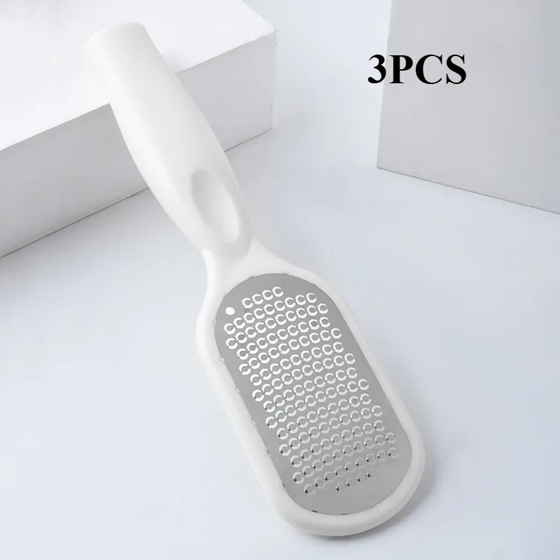 Professional Stainless Steel Foot Care Tools, Dry Cracked Callus Remover, Metal Heel Scraper, 1/2/3 Pieces, Skin Care Essentials