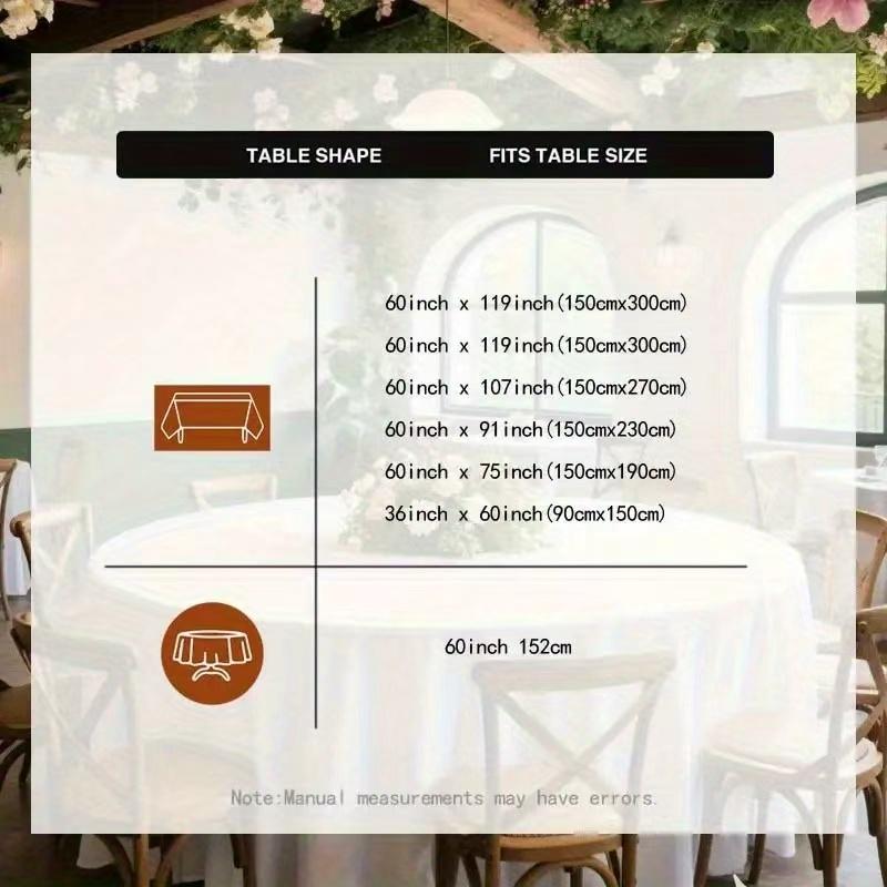 1 Large Rectangular Maple Leaf Checkered Tablecloth - Warm Autumn Colors, Farmhouse Style Thanksgiving Table Cover, Durable Polyester Fabric