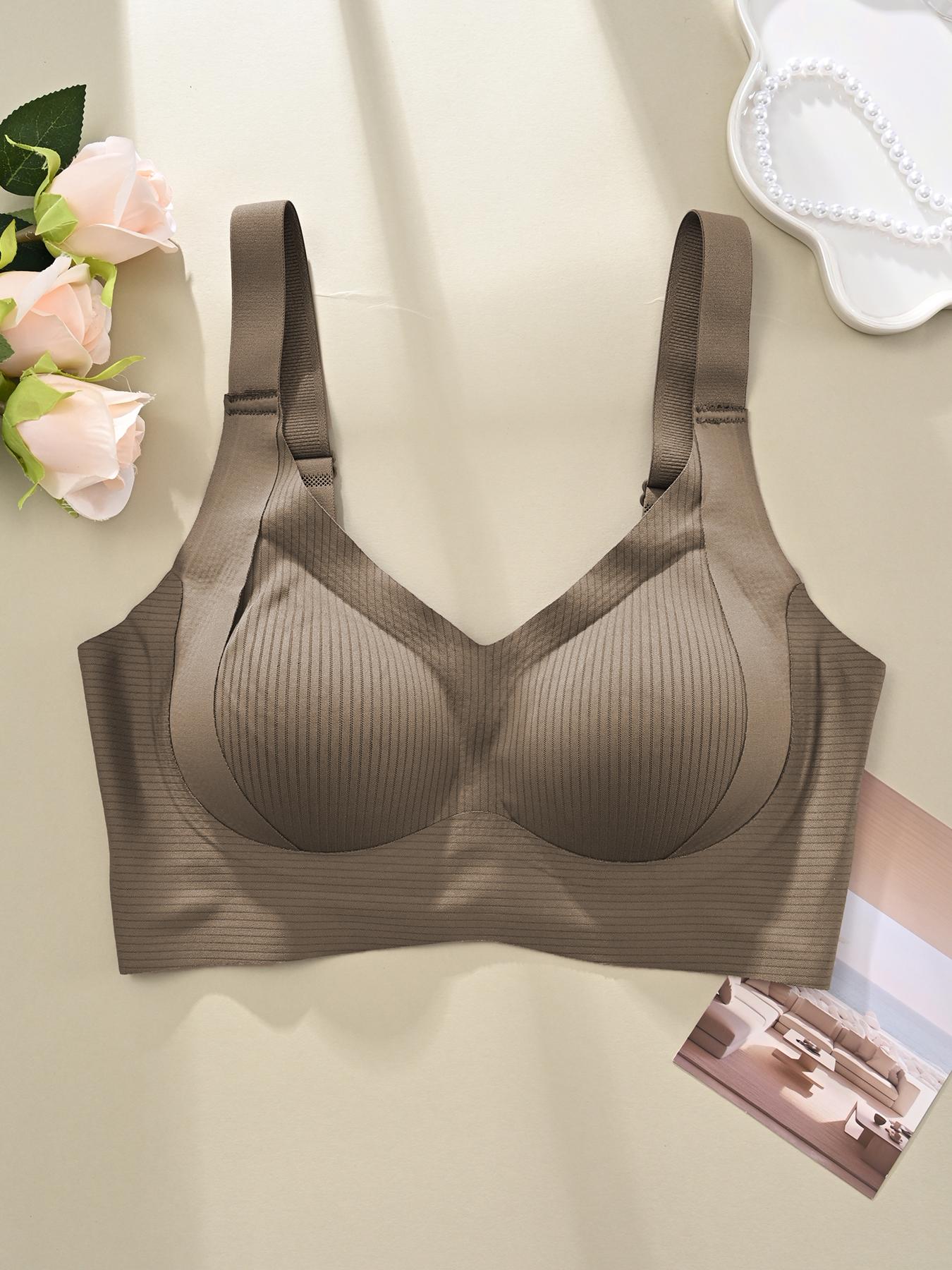 4-Pack Plus Size Comfortable Seamless Bras, Sizes 1XL-4XL, Designed for Women, Wire-Free Push-Up Style, Suitable for Daily Wear, Maximum Comfort.