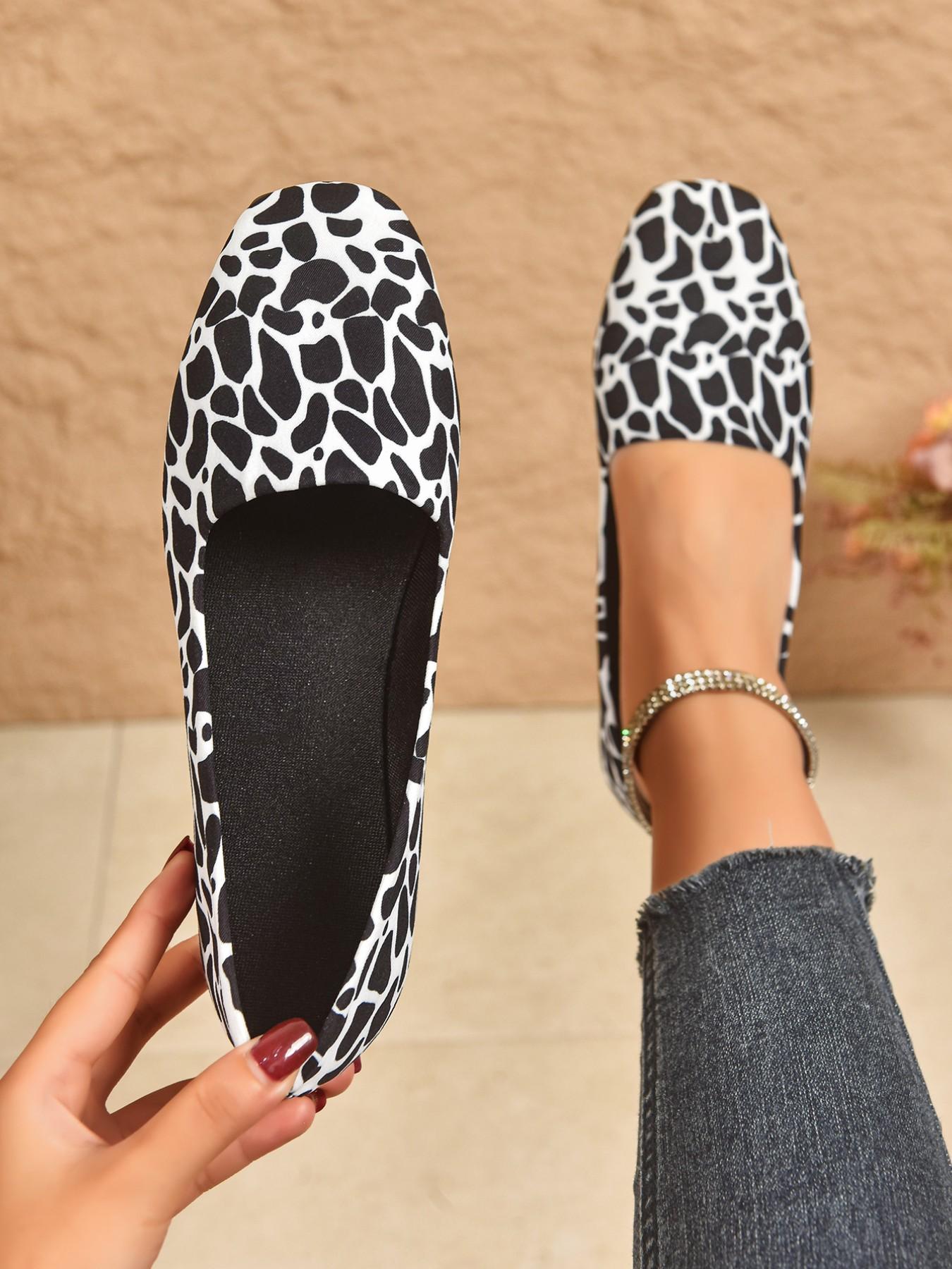 Women's Solid Color Ballet Flats, Comfortable Breathable Casual Shoes, Lightweight Easy Wear Ladies & Girls Footwear, Slip Ins Shoes