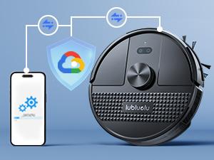 Lubluelu SL68 Plus Smart Robot vacuum and Mop with Auto-Empty Dock, 5500Pa Strong Suction, 60-Day Large Dustbin, LiDAR Navigation, Alexa & App Control – for Pet Hair, Floors & Carpets