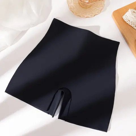 【Black Friday】Women's Solid Color & Leopard Print High-Waisted Boxer Briefs, Comfortable Breathable Underwear, Casual Fashion All-Season Wear, Pack of 5