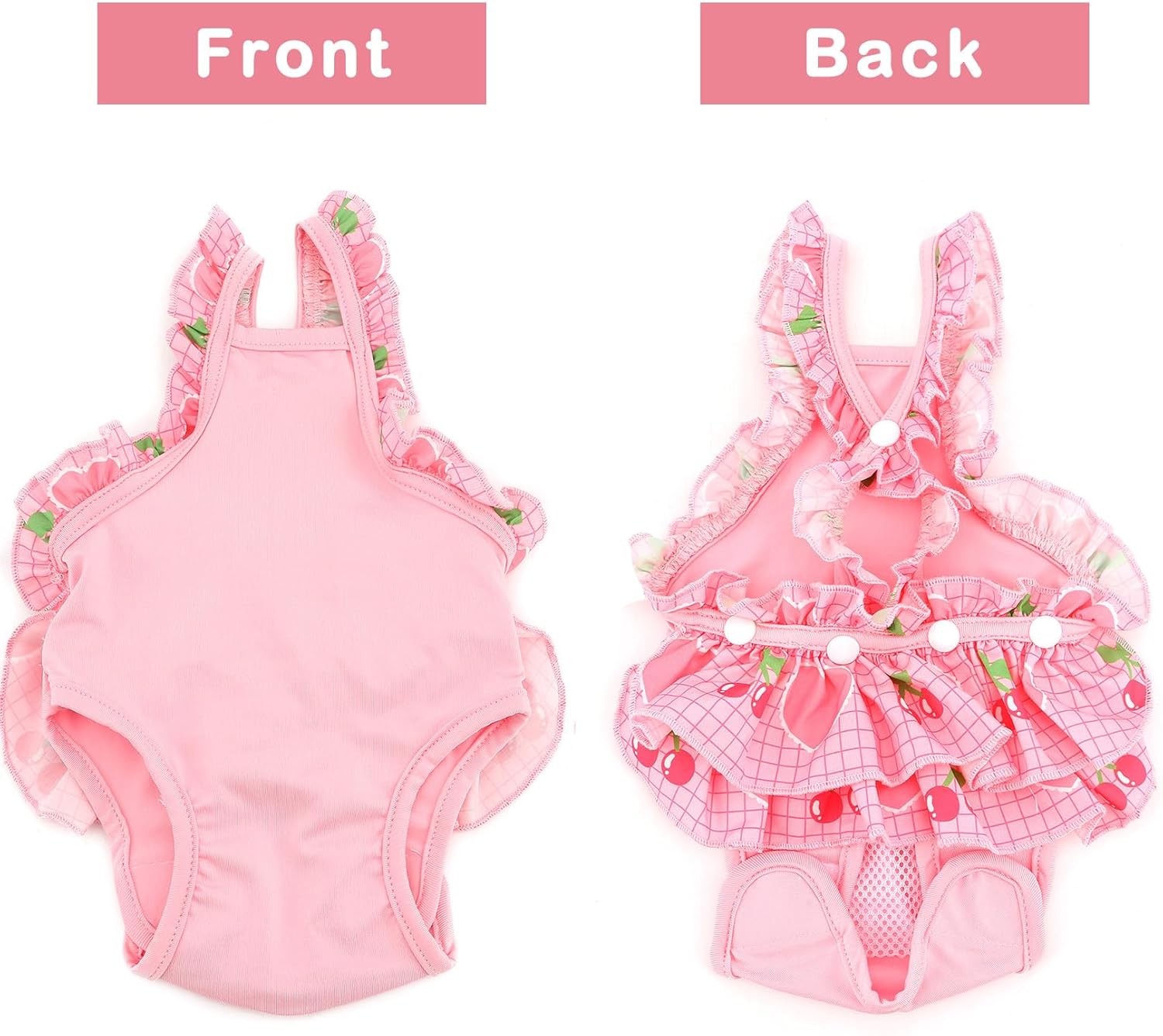 Small female dog diaper, adjustable straps, reusable puppy hygienic diaper underwear, suitable for dogs in heat such as Chihuahuas, Yorkies, etc.