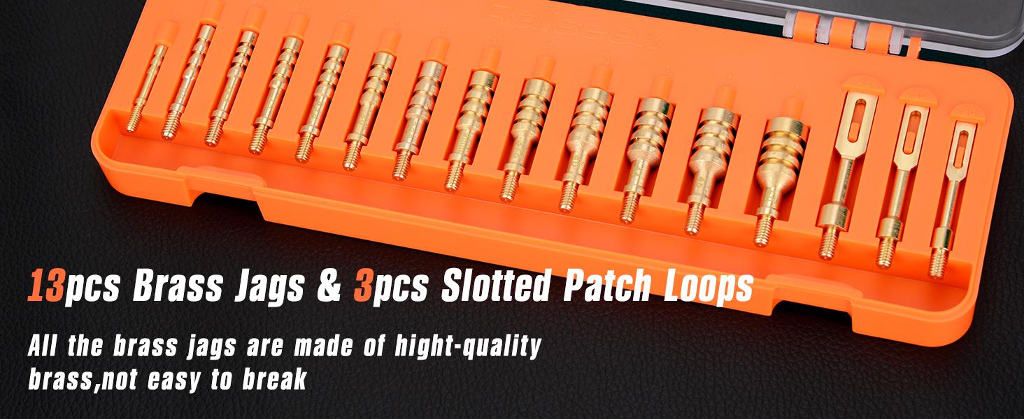 Universal Cleaning Kit with Denser Brass Brushes, Mops, Jags,Rods,Ropes and Travel Size Range Bag Tool Accessories Tool Box Fathersdaygift