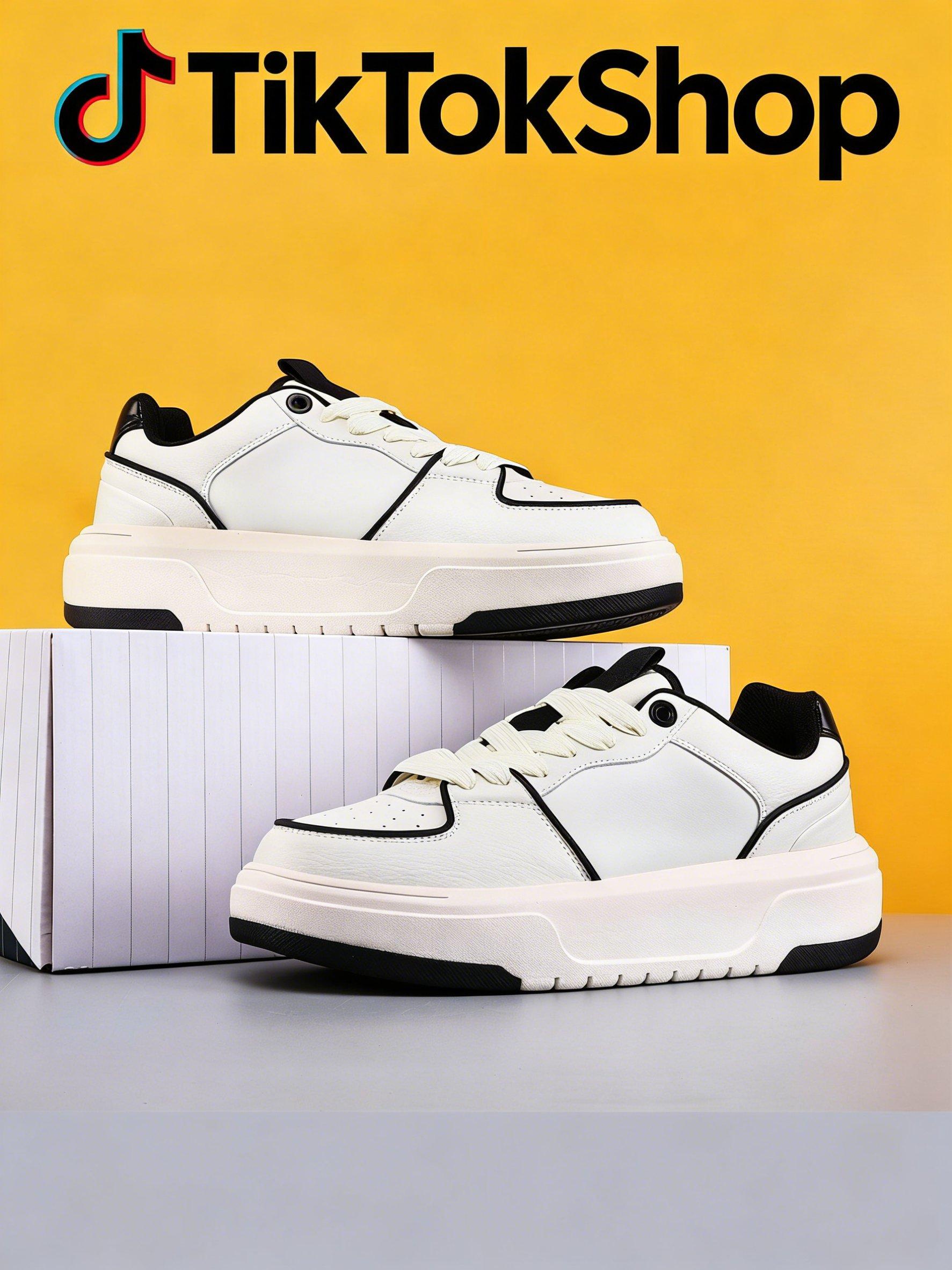 Unisex Comfortable Chunky Platform Lace Up Casual Sneakers Fashion Athletic Shoes for Daily Wear Running and Gym