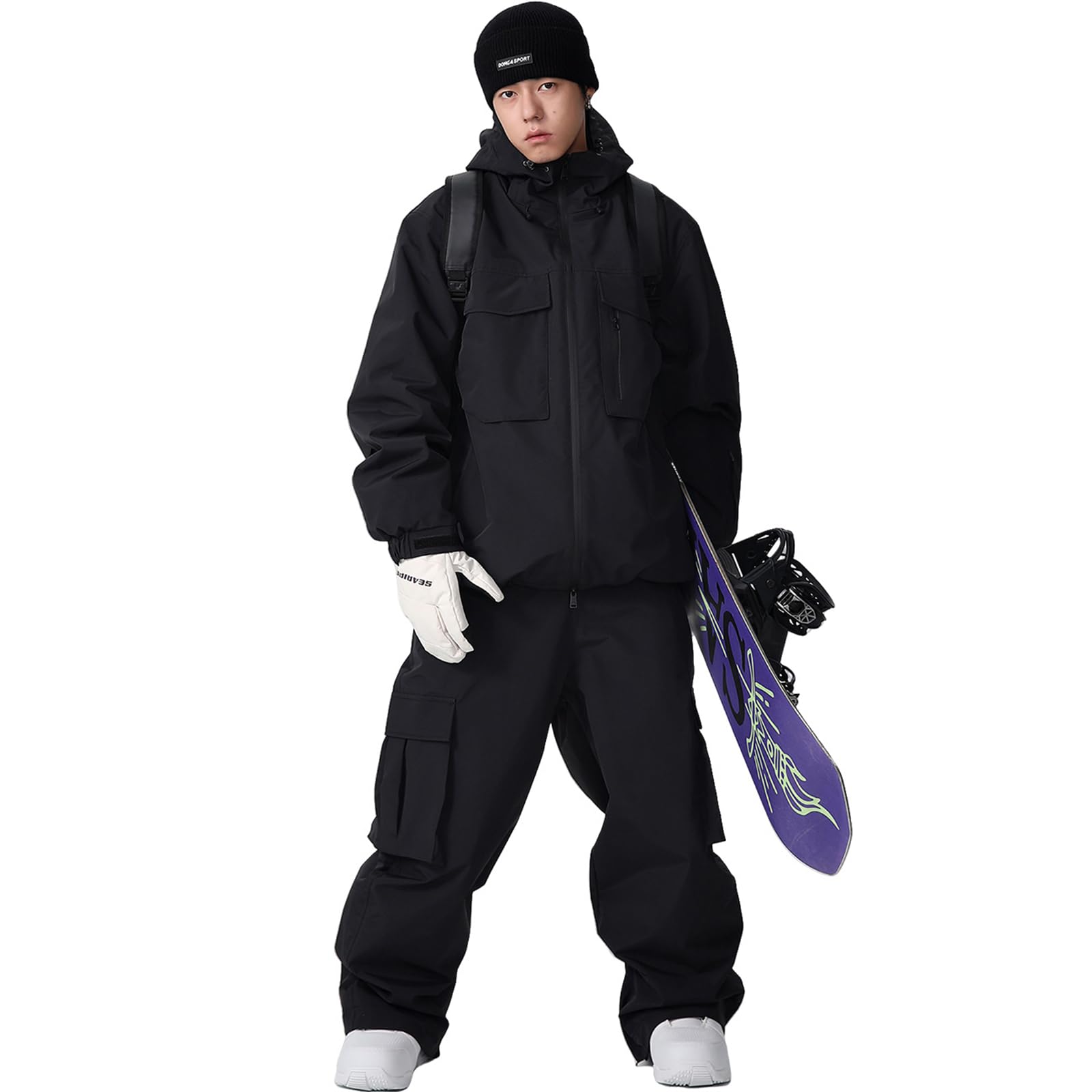 YEEFINE Women and Men's Snow Snowboard Suits Insulated Ski Jacket and Pants Two Pieces Waterproof Snowsuits Winter Outdoor