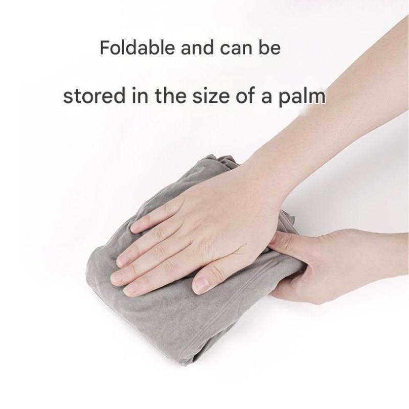 Portable Inflatable Nap Pillow for Airplane Train Long Distance Travel, Lumbar Support Rest Cushion, Comfortable Midday Sleep Aid