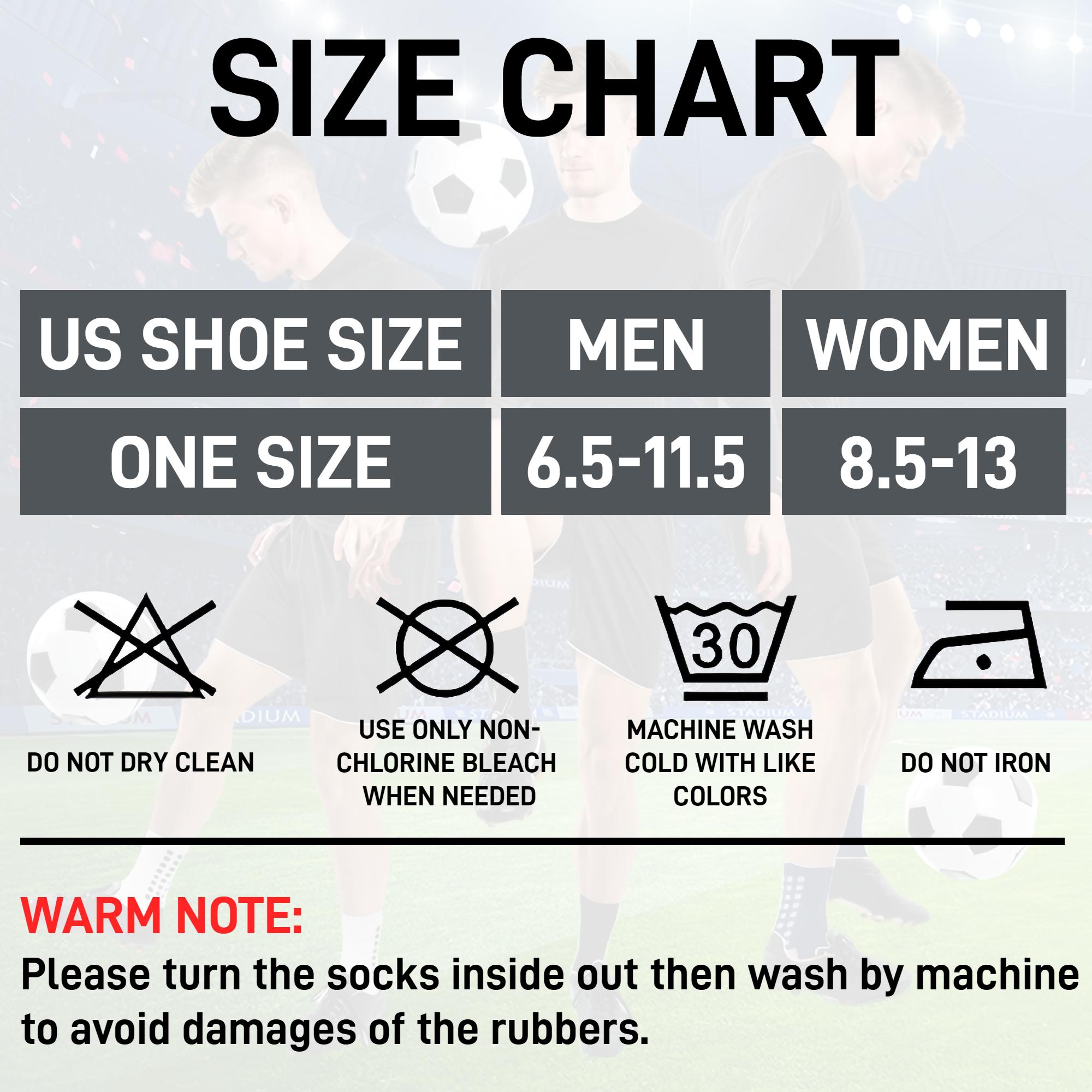 ISUNIE Men’s Soccer Grip Socks, Anti Slip Grip Pads, Mesh Breathable, Athletic Support, Football, Soccer, Basketball, Training