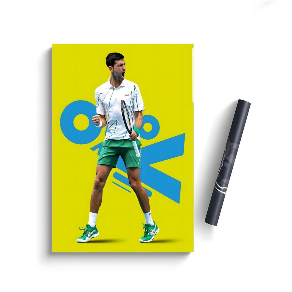 Novak Djokovic Poster Bedroom Home Decor Art Poster Perfect Gift for Family and Friends