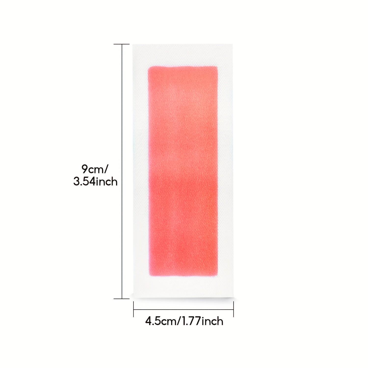 Rose Scented Hair Removal Wax Strips 10Pcs, Depilatory Wax Papers for Legs Armpits Lips Fingers, Unisex Home Body Hair Remover, Smooth Skin Gift, Body Waxing