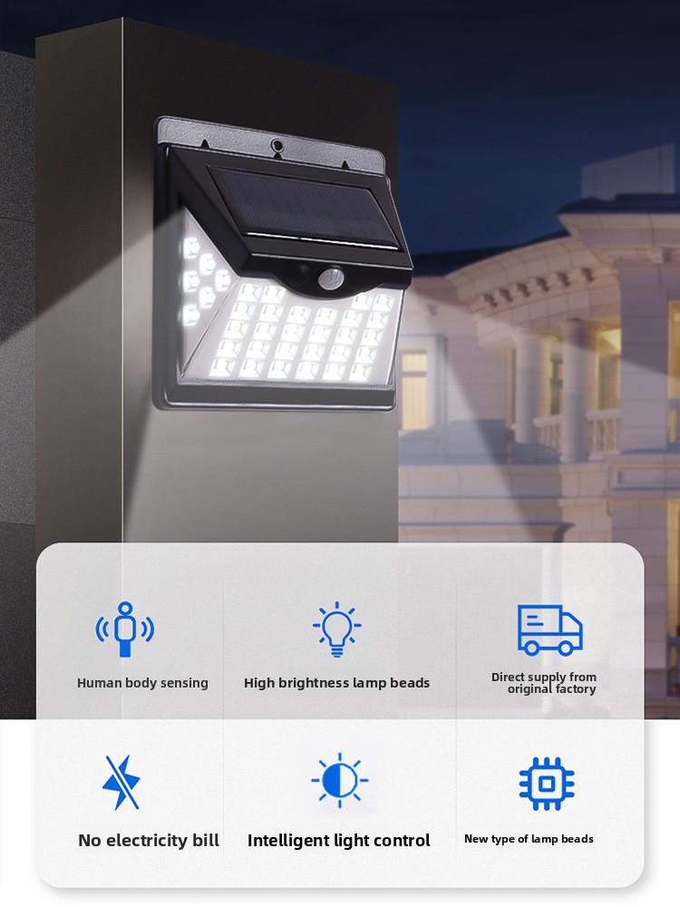 2026 New Solar Outdoor Lights for Home Use, Bright Indoor Lighting, Sensor Street Lights, Courtyard Lights