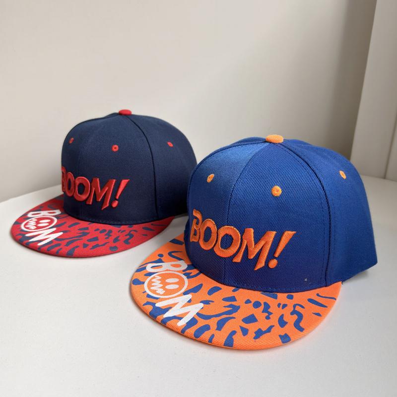 2025 New Spring Hip-Hop Cap with 3D Embroidered Letters, Flat Brim Baseball Cap, Street Casual Street Dance Hat