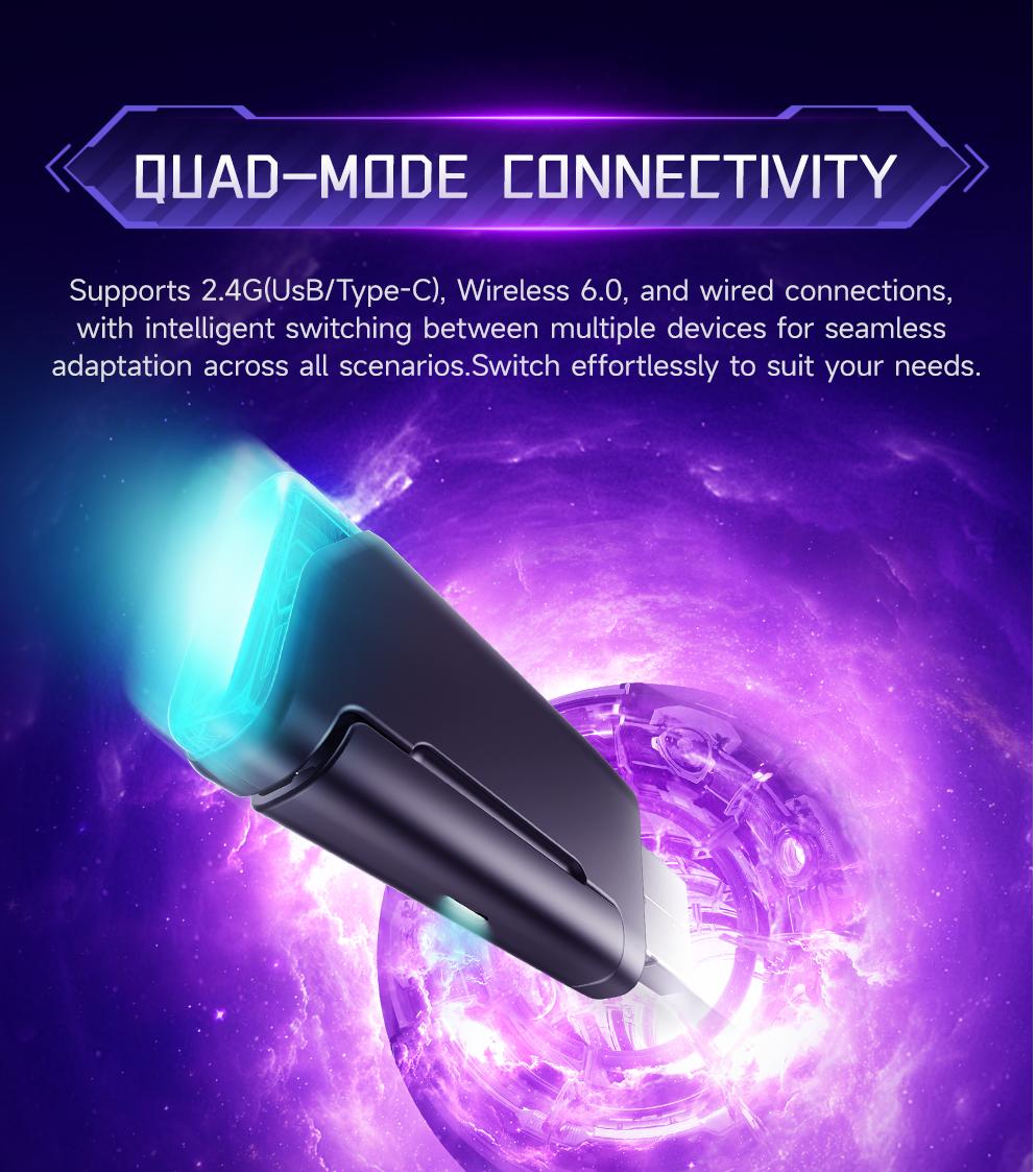 Picun UG-10A Wireless Gaming Headset - 7.1 Surround Sound, -56dB Noise Cancelling, 100H Battery Life, 40mm Drivers, Quad-Mode Connectivity (2.4G/Bluetooth/Wired), RGB Lighting, HD Mic for PC/PS4/PS5 Picun UG-10A Wireless Gaming Headset - 7.1 Surround Sound, -56dB Noise Cancelling, 100H Battery Life, 40mm Drivers, Quad-Mode Connectivity (2.4G/Bluetooth/Wired), RGB Lighting, HD Mic for PC/PS4/PS5