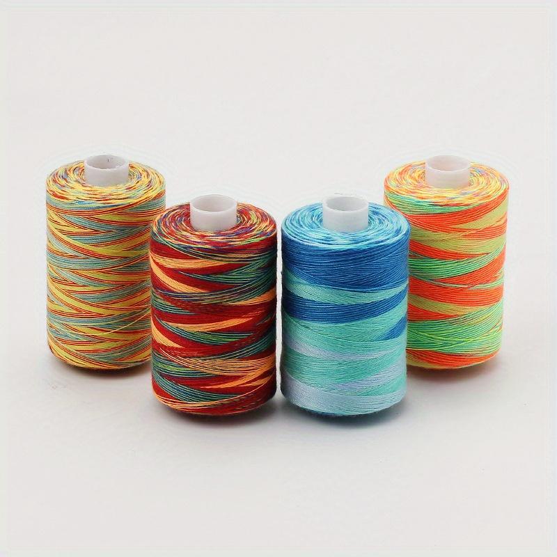 Sewing Thread Polyester Threads for Sewing Needlework Quilting Overlock Embroidery Hand Repair Thread Sewn Embroidery 1000yard